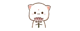 🌷 emoji `ᵐⁱⁿⁱ ᵖᵉᵃᶜʰ ᵉ ᵍᵒᵐᵃˁ•֟፝-•ˀ @stickersdaManu Telegram sticker 5 of 100