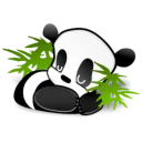 Sticker from Panda (cute baby panda)