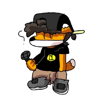 😄 emoji Lusrmin the little fox Telegram sticker 9 of 12