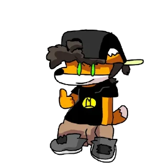 Sticker from Lusrmin the little fox