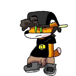 😄 emoji Lusrmin the little fox Telegram sticker 5 of 12
