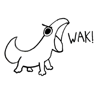 Sticker from Wak Pak