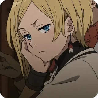 😒 emoji Mushoku Tensei II • @animestickersii Telegram sticker 18 of 98