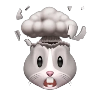 🐰 emoji 🤯🤯🤯 Telegram sticker 17 of 26