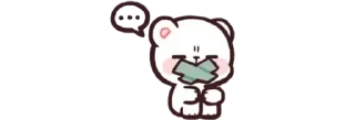 😷 emoji ➽ᵐⁱⁿⁱ ᵐᵒᶜʰᵃ ᵉ ᵐⁱˡᵏ❥ @stickersdaManu Telegram sticker 5 of 85