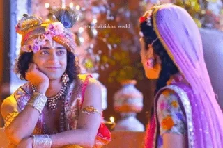 🥰 emoji Radha Krishna @sticker_pack_channel — @stckrRobot Telegram sticker 5 of 98