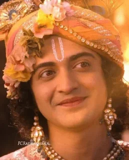 ☺️ emoji Radha Krishna @sticker_pack_channel — @stckrRobot Telegram sticker 14 of 98