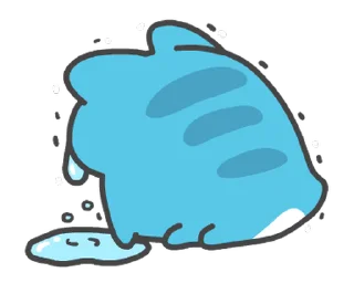 😊 emoji 貓貓蟲咖波 愛的鞭策 Telegram sticker 24 of 24
