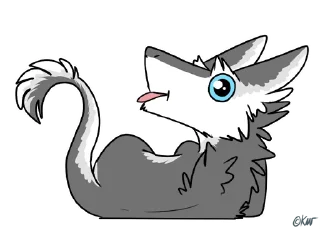👅 emoji SolFur Husky Telegram sticker 19 of 43