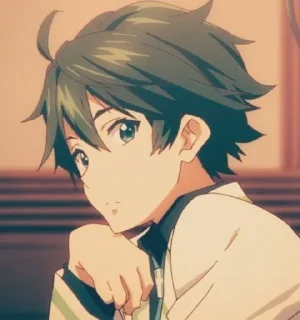 💚 emoji Haruhiko Ichijo - Musaigen no Phantom World (@Fema7) Telegram sticker 19 of 47