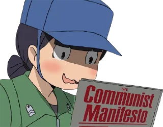 😊 emoji Commie Anime Girls Telegram sticker 12 of 26
