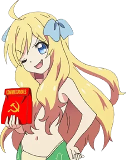 😊 emoji Commie Anime Girls Telegram sticker 16 of 26