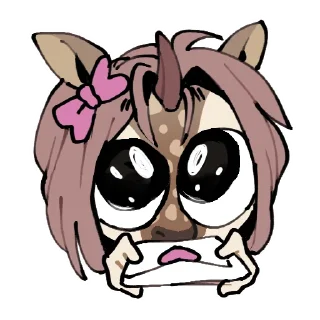 🥺 emoji Lucy and Avalon ❤️ Telegram sticker 20 of 27
