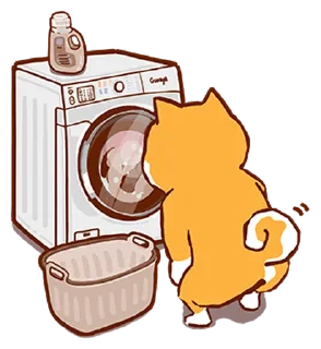 🧺 emoji A HomeShiba @moe_sticker_bot Telegram sticker 13 of 16