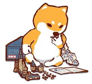 🧩 emoji A HomeShiba @moe_sticker_bot Telegram sticker 7 of 16