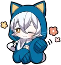 😉 emoji White Kitten (2) Telegram sticker 13 of 120