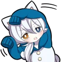 😣 emoji White Kitten (2) Telegram sticker 19 of 120