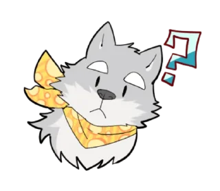 Sticker from Gray wolf