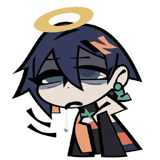 😨 emoji ZZZ Stroll Sticker Pack Telegram sticker 5 of 50