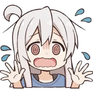 😰 emoji Onimai Telegram sticker 6 of 33