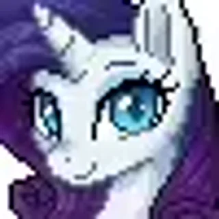 😊 emoji @my_pony_little pixel ART Telegram sticker 5 of 11