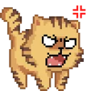 😾 emoji pixel art👾 @nathanist Telegram sticker 20 of 120