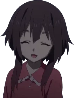 😄 emoji Megumin and friends — @stckrRobot Telegram sticker 1 of 120