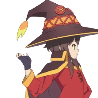 😏 emoji Megumin and friends — @stckrRobot Telegram sticker 13 of 120