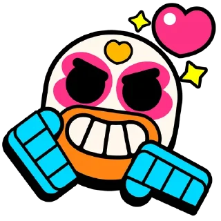 💓 emoji Brawl Stars Pins - @BrawlStars_LA Telegram sticker 5 of 92