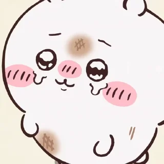 😊 emoji Chiikawa 小可愛追星日記 Telegram sticker 16 of 28