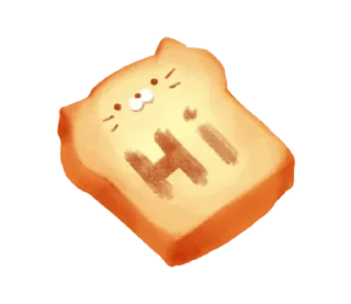 👋 emoji maybe a little strange cat. @moe_sticker_bot Telegram sticker 2 of 40