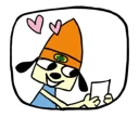 💕 emoji PaRappa the Rapper Telegram sticker 17 of 40