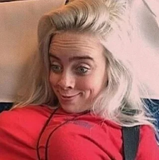 🤪 emoji Billie Eilish👩‍🎤 @yourstickerschnl Telegram sticker 5 of 58