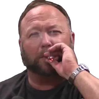 😮‍💨 emoji BASED ALEX JONES Telegram sticker 8 of 77
