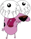 🙀 emoji Coraje Telegram sticker 13 of 69