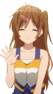 👋 emoji Random Anime Reactions Telegram sticker 24 of 119