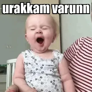 😴 emoji Baby's malayalam @sticker_pack_channel — @stckrRobot Telegram sticker 19 of 90