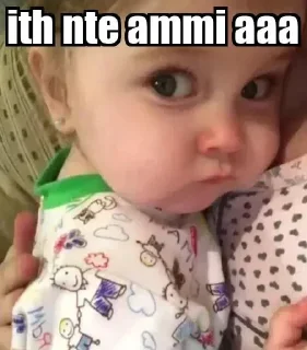 👨‍👨‍👧‍👧 emoji Baby's malayalam @sticker_pack_channel — @stckrRobot Telegram sticker 4 of 90