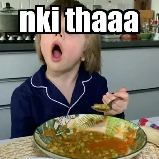 😋 emoji Baby's malayalam @sticker_pack_channel — @stckrRobot Telegram sticker 22 of 90