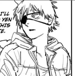 Sticker from chainsaw man.