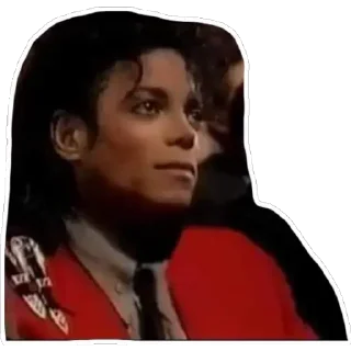 😔 emoji Michael Jackson Telegram sticker 10 of 100
