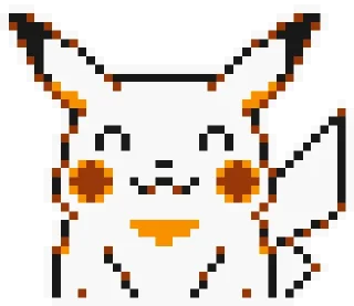 😊 emoji Pikachu sprites Telegram sticker 8 of 28