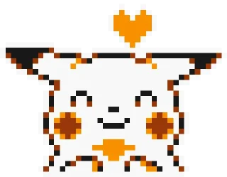 💕 emoji Pikachu sprites Telegram sticker 16 of 28