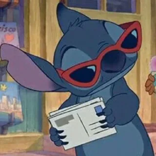 😎 emoji Stitch Telegram sticker 8 of 33