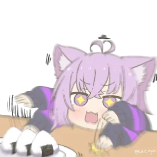 🤩 emoji Uwu Telegram sticker 10 of 52