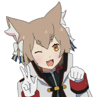 ✌️ emoji Re: zero @Stikersll Telegram sticker 8 of 17