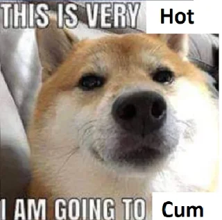 😩 emoji Doge Telegram sticker 3 of 8