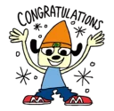 🎉 emoji PaRappa the Rapper Telegram sticker 9 of 40
