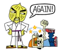 🔁 emoji PaRappa the Rapper Telegram sticker 13 of 40