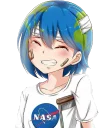 Sticker from Earth-chan
